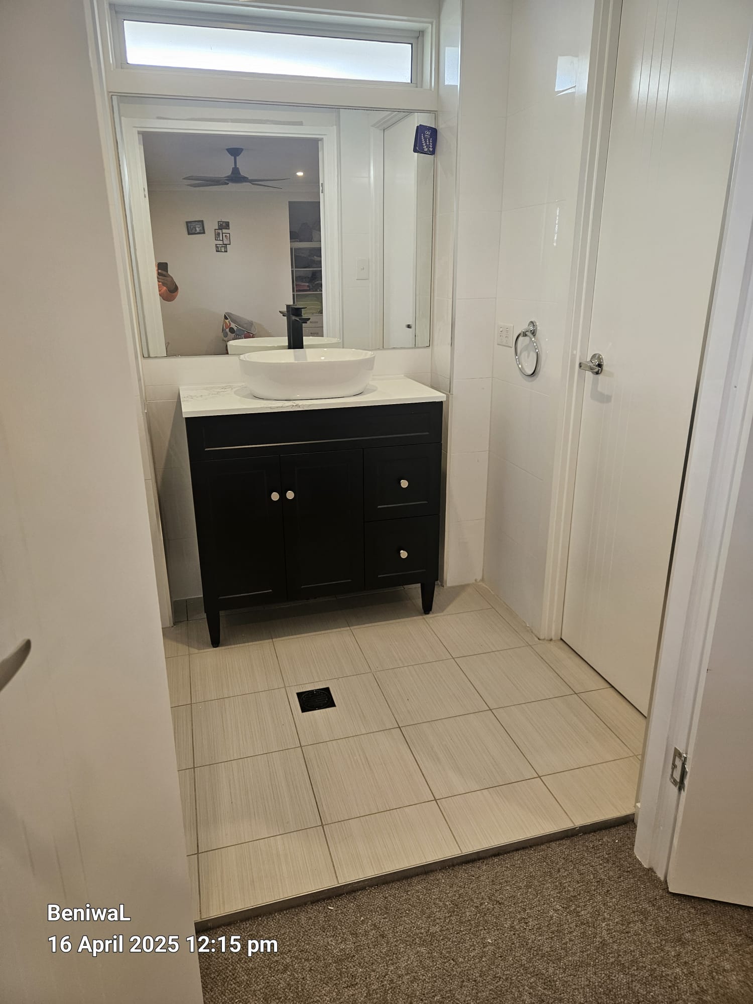 Completed bathroom